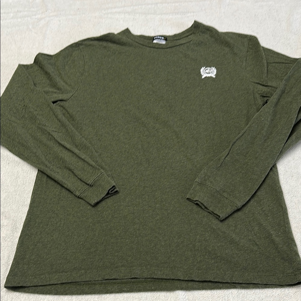 Cinch Forest Green Long Sleeve Men's Tee